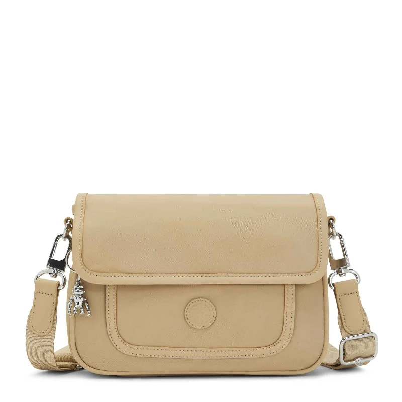 Trendy Pulse Kipling Inaki Natural Beige Medium Crossbody Bag C2I5593-Y87