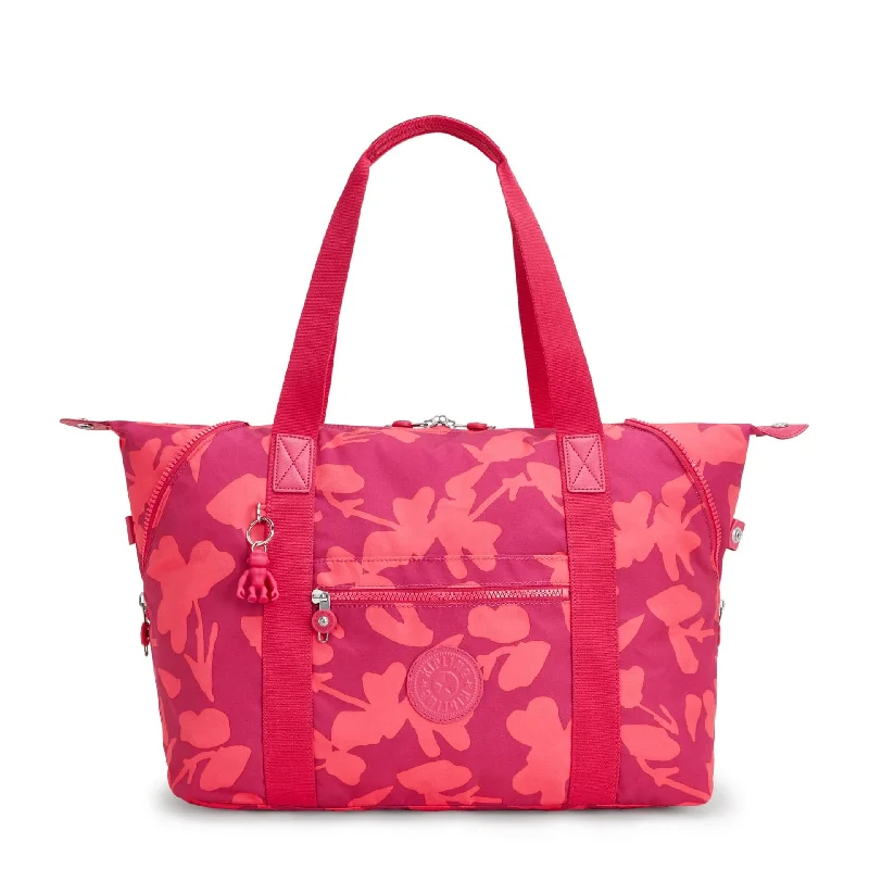 Luxury Bags Kipling Art M Coral Print Large Tote Bag C2I6004-T44