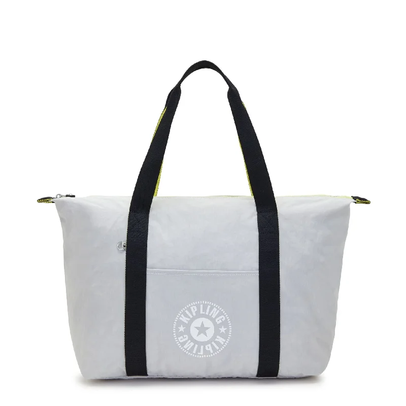 Athleisure Style Sale Kipling Art M Lite Air Grey C Large Tote Bag C2I5893-Z55