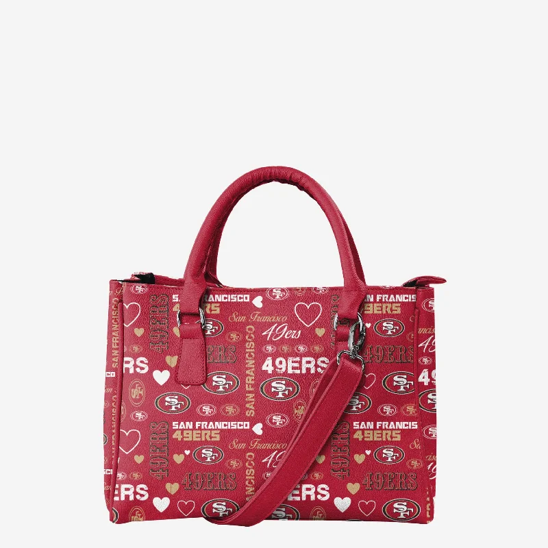 Stylish Yet Affordable Bags San Francisco 49ers Logo Love Purse