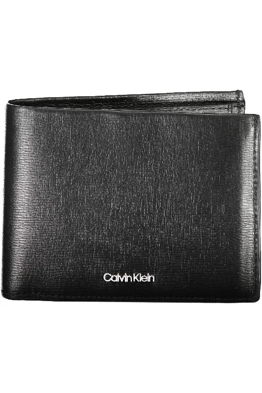 Bags For Outdoor Adventures Calvin Klein Black Leather Men Wallet