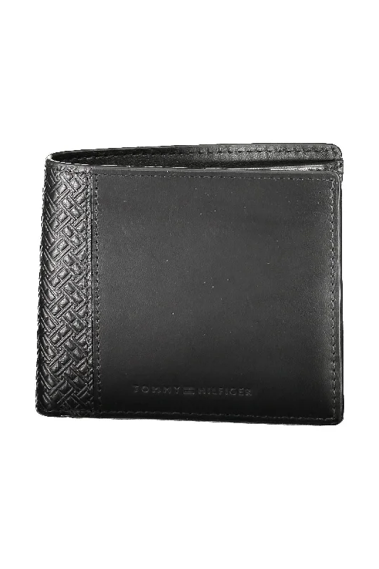 Clearance Bags For Budget Shoppers Tommy Hilfiger Black Leather Men Wallet