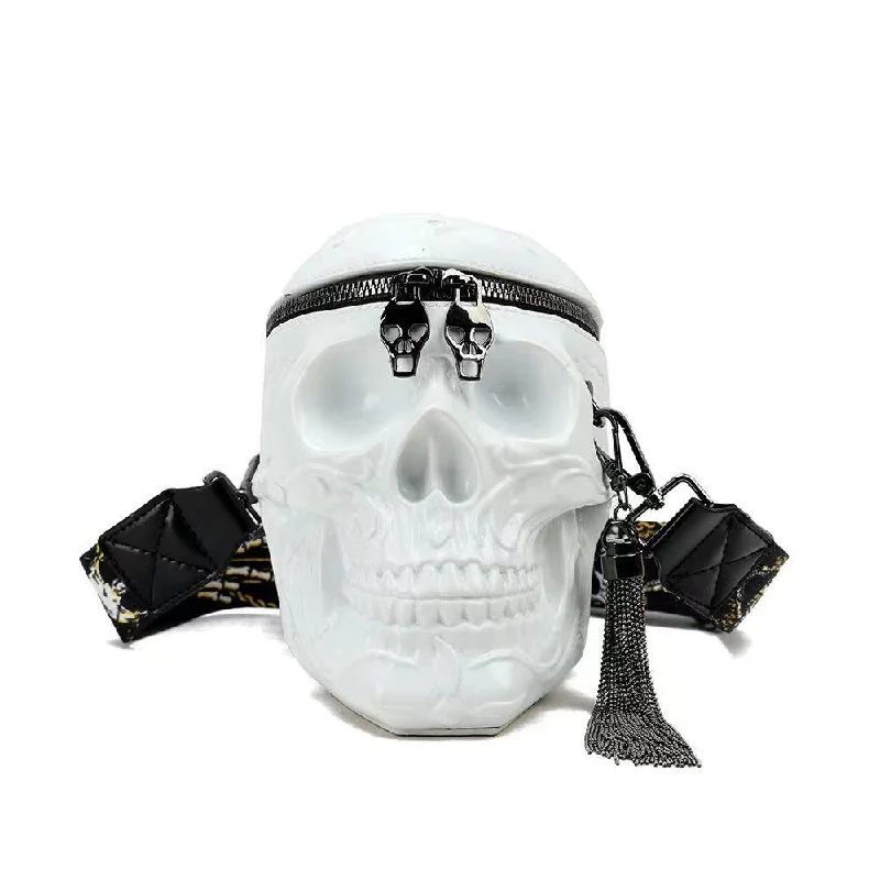 Luxurious Bags With Limited-Time Offers 3D Bags Skull Messenger Shoulder Handbag Small White Luxurious Bags With Limited-Time Offers 3D Bags Skull Messenger Shoulder Handbag Small White