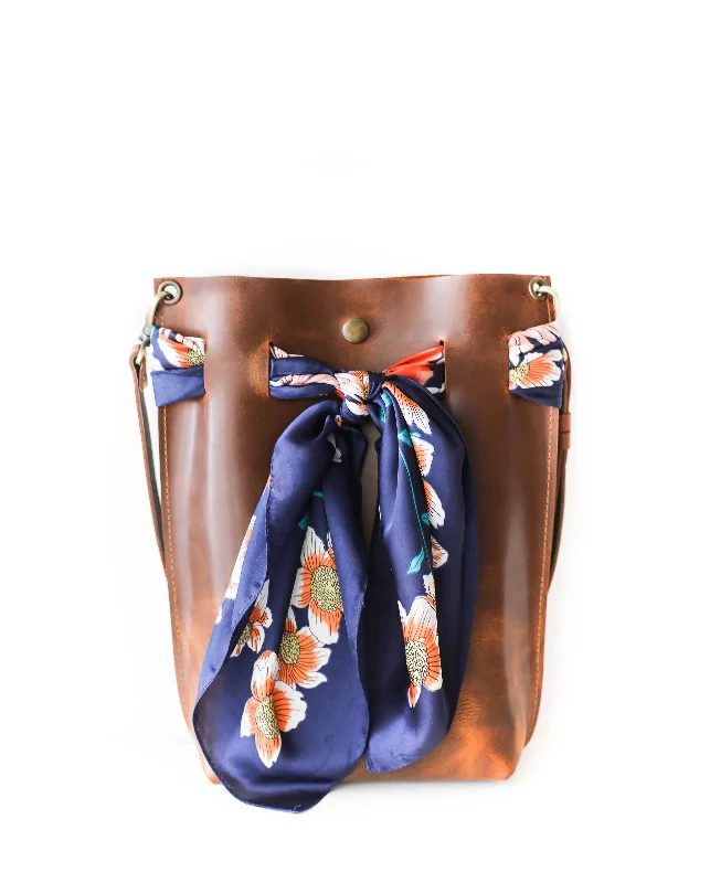 Halloween-Themed Coffee Vintage Brown Leather Bag