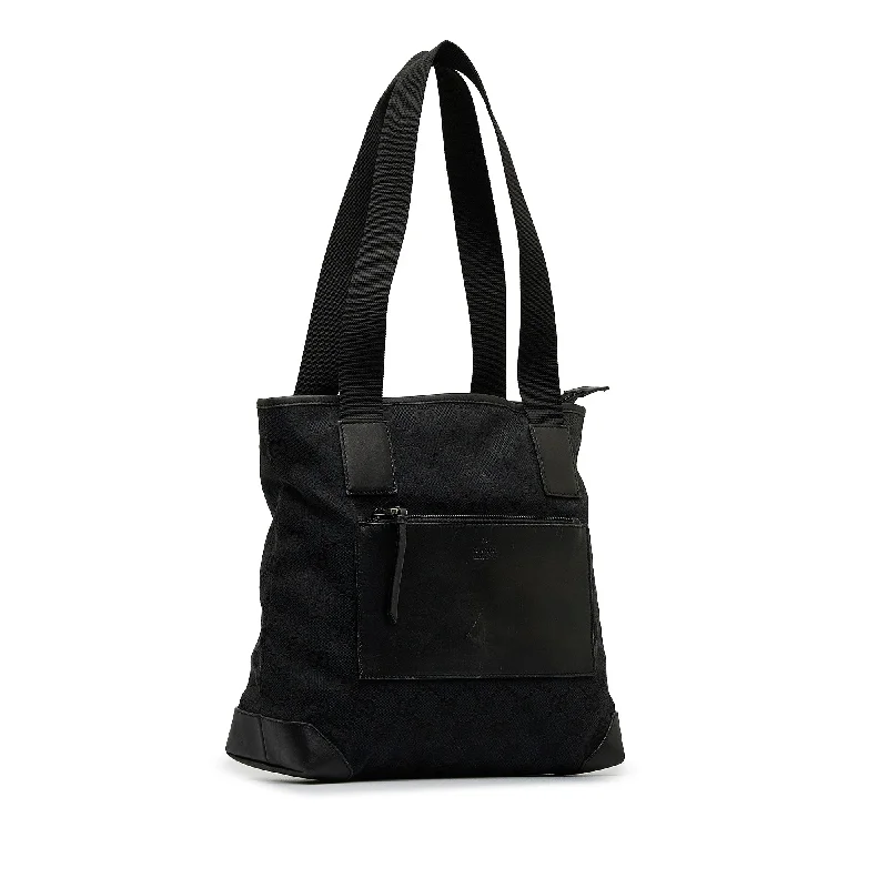 Odor-Resistant And Budget Bags Black Gucci GG Canvas Tote Bag