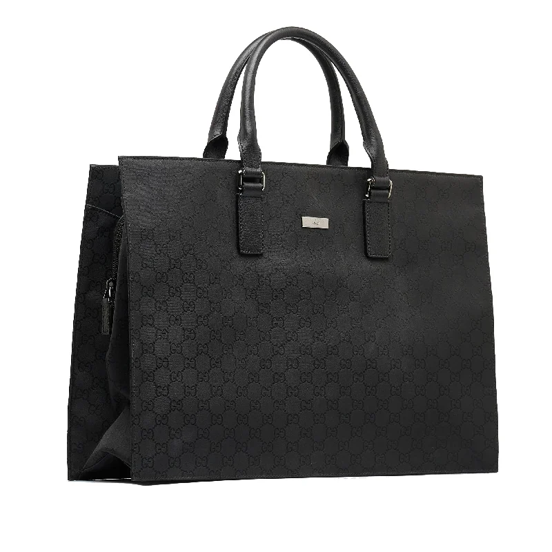 Seasonal Sale Bags Black Gucci GG Nylon Tote