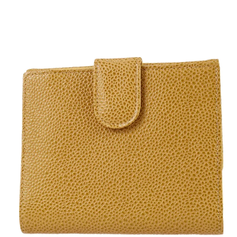 Black Friday Deals On Stylish Handbags Chanel Bifold Wallet Beige Caviar