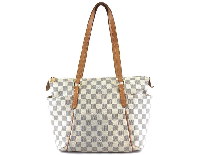 Elegant And On-Sale Evening Bags Louis Vuitton Damier Azur Canvas Totally PM Bag