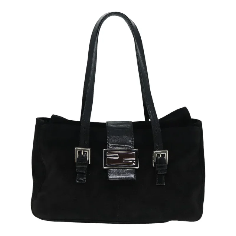 Handbag For Fashion Fendi Mamma Baguette  Suede Shoulder Bag (Pre-Owned)